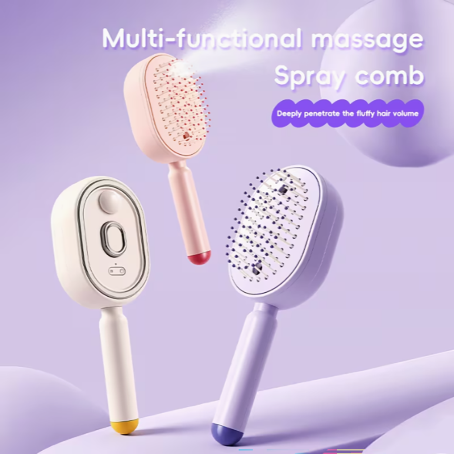 Hair Care Is Self Care - Multifunctional Massage Comb,Electric Spray Air Cushion