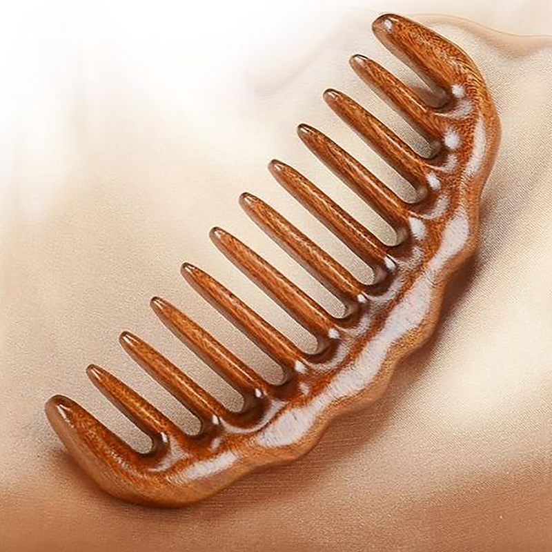 Hair Care Gift - Natural Sandalwood Hair Combs Anti-Static Wooden