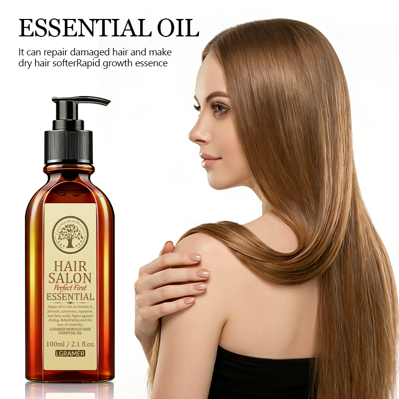 Hair Care Essence Oil - 100ml Moroccan Argan Hair Essential Oil