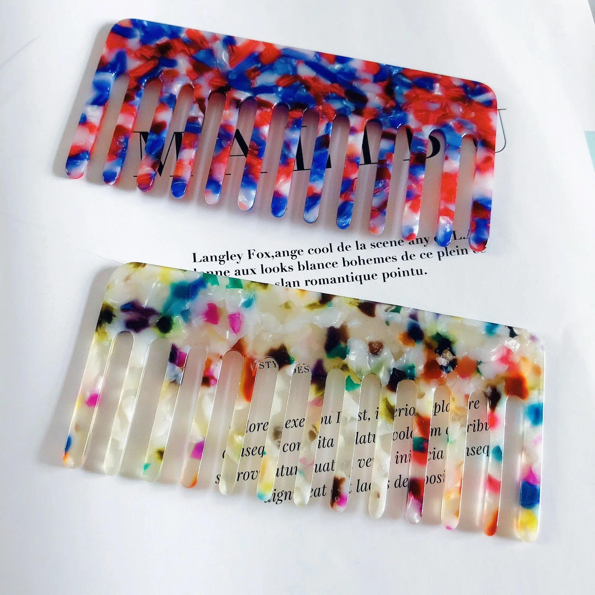 Korean Fashion Acetate Colorfu - đánh giá và giá Hair Care Korean Products