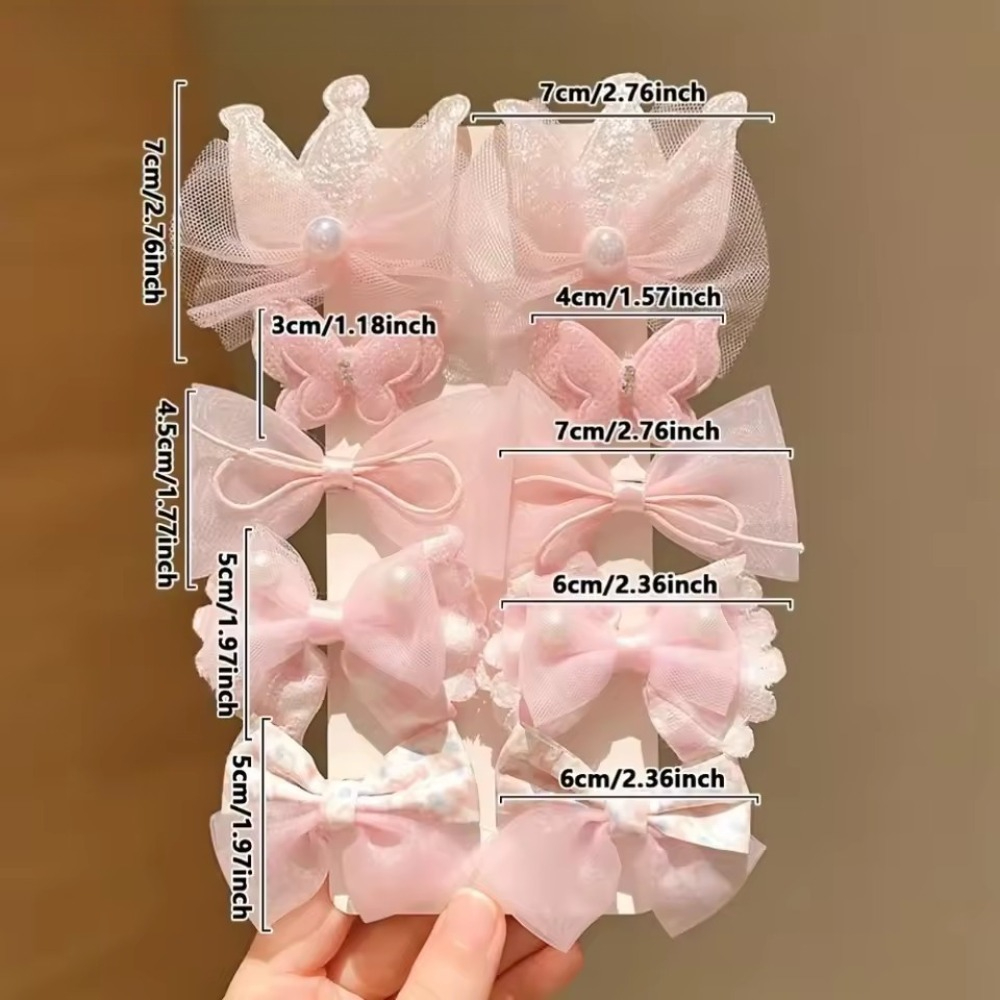 10Pcs/Set Cute Bows Baby Hairc - đánh giá và giá Hair Care Gift