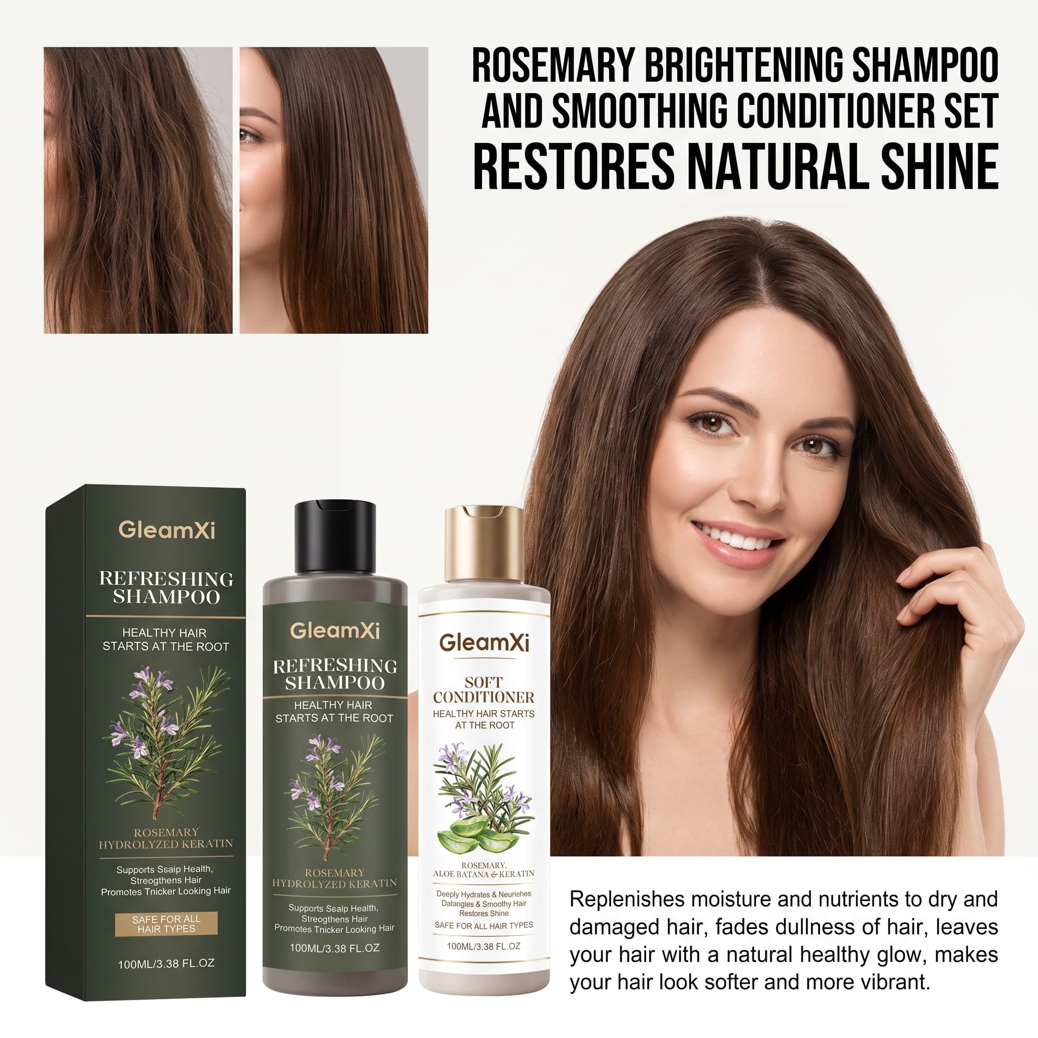 Rosemary Shampoo Conditioner S - đánh giá và giá Hair Care Keratin Shampoo