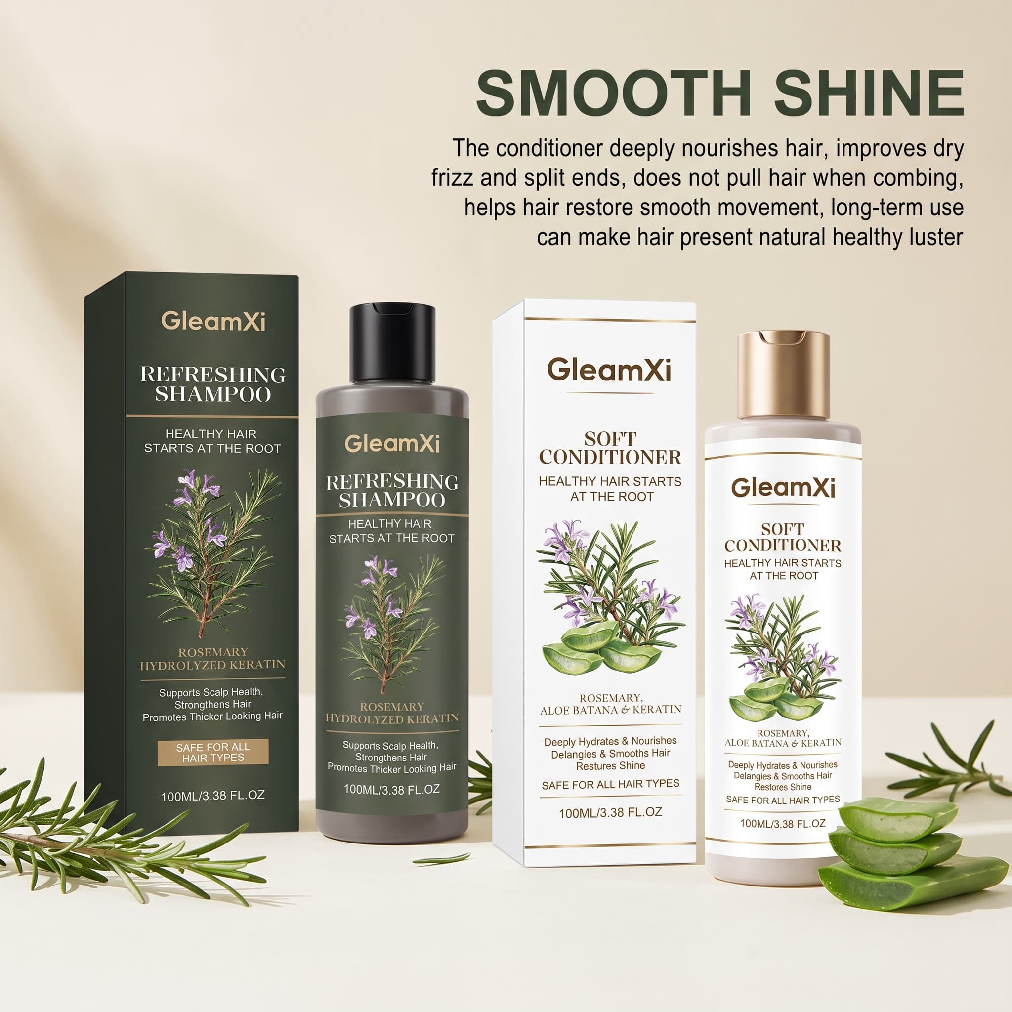 Rosemary Shampoo Conditioner S - đánh giá và giá Hair Care Keratin Shampoo