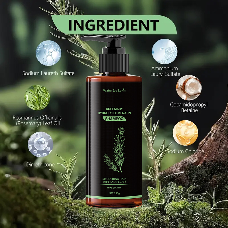 Rosemary Keratin Hydrolyzed Sh - đánh giá và giá Hair Care Keratin Shampoo