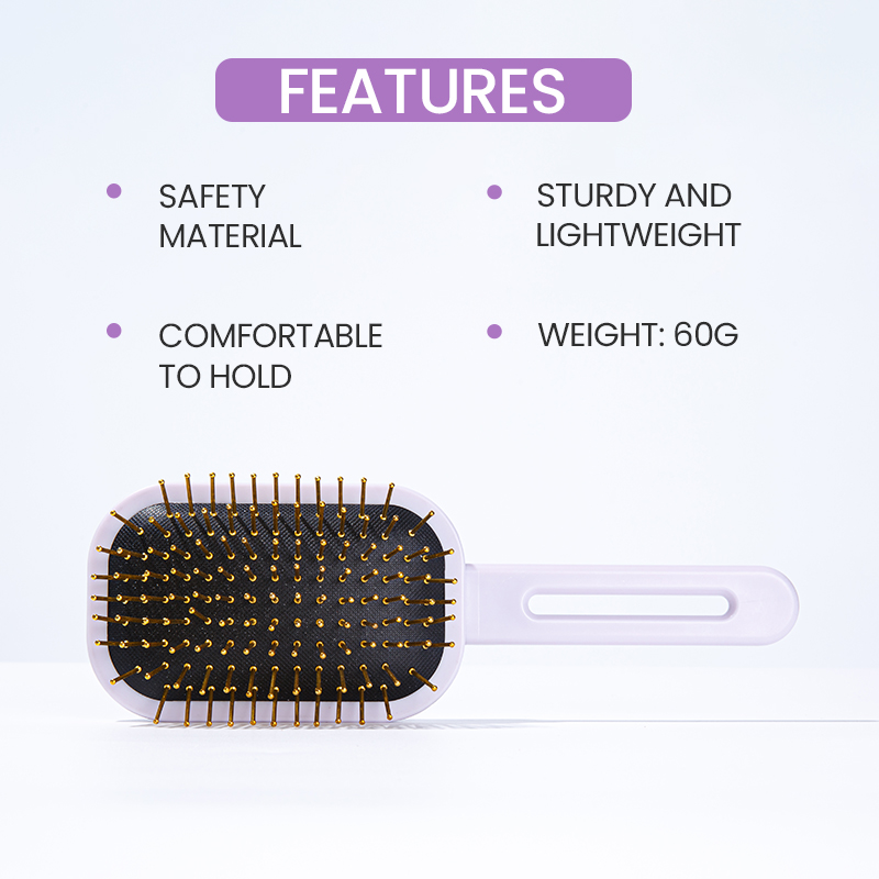 3D Air Cushion Comb Self-clean - đánh giá và giá Hair Care Is Self Care