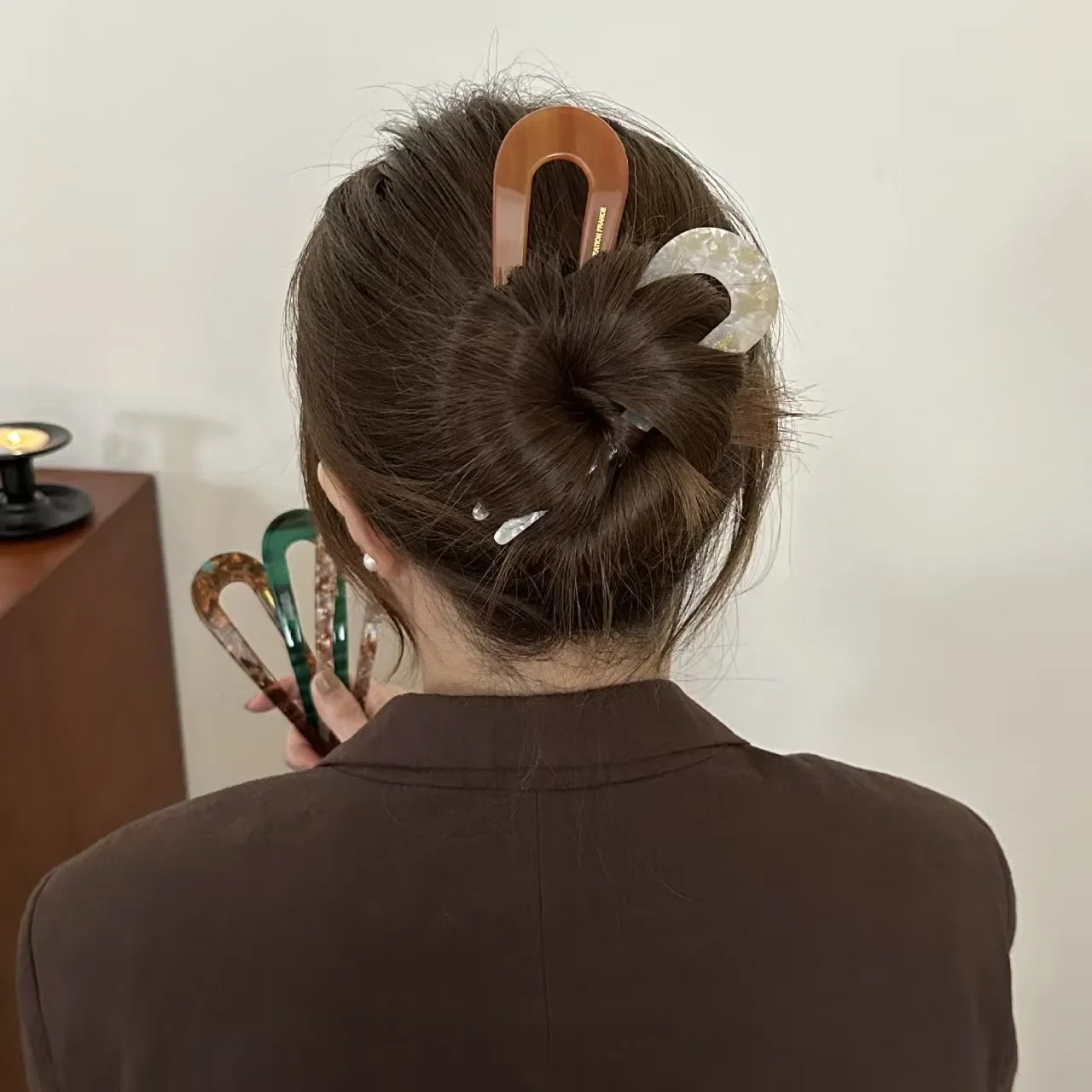 1 piece U-shaped hairpin and h - đánh giá và giá Hair Care Japanese