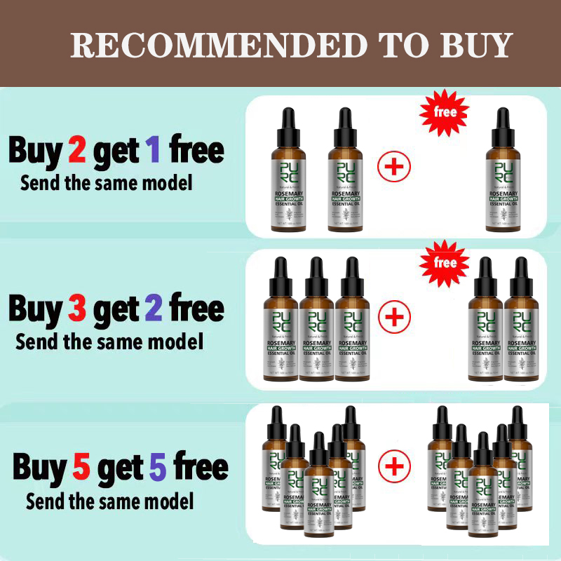 PURC Rosemary Oil For Hair Gro - đánh giá và giá Hair Care Essence Oil