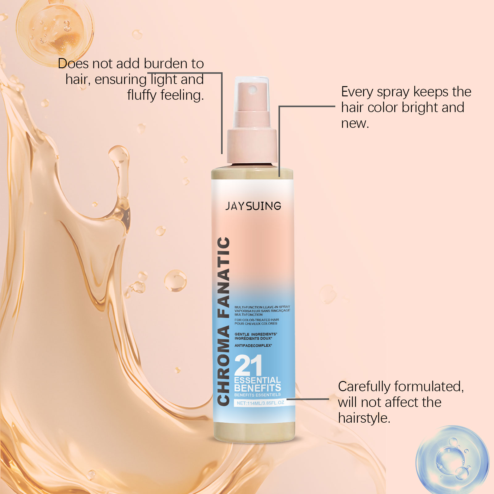 Moisturizing Spray for Hair Sc - đánh giá và giá Hair Care Essence Oil