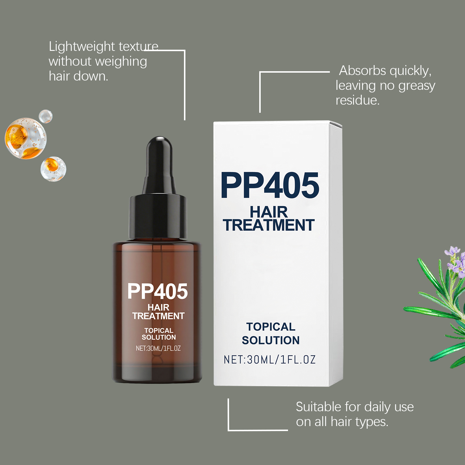 PP405 Hair Treatment Oil Anti  - đánh giá và giá Hair Care Essence Oil