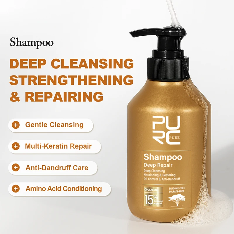 PURC Morocco Argan Oil Shampoo - đánh giá và giá Hair Care Keratin Shampoo
