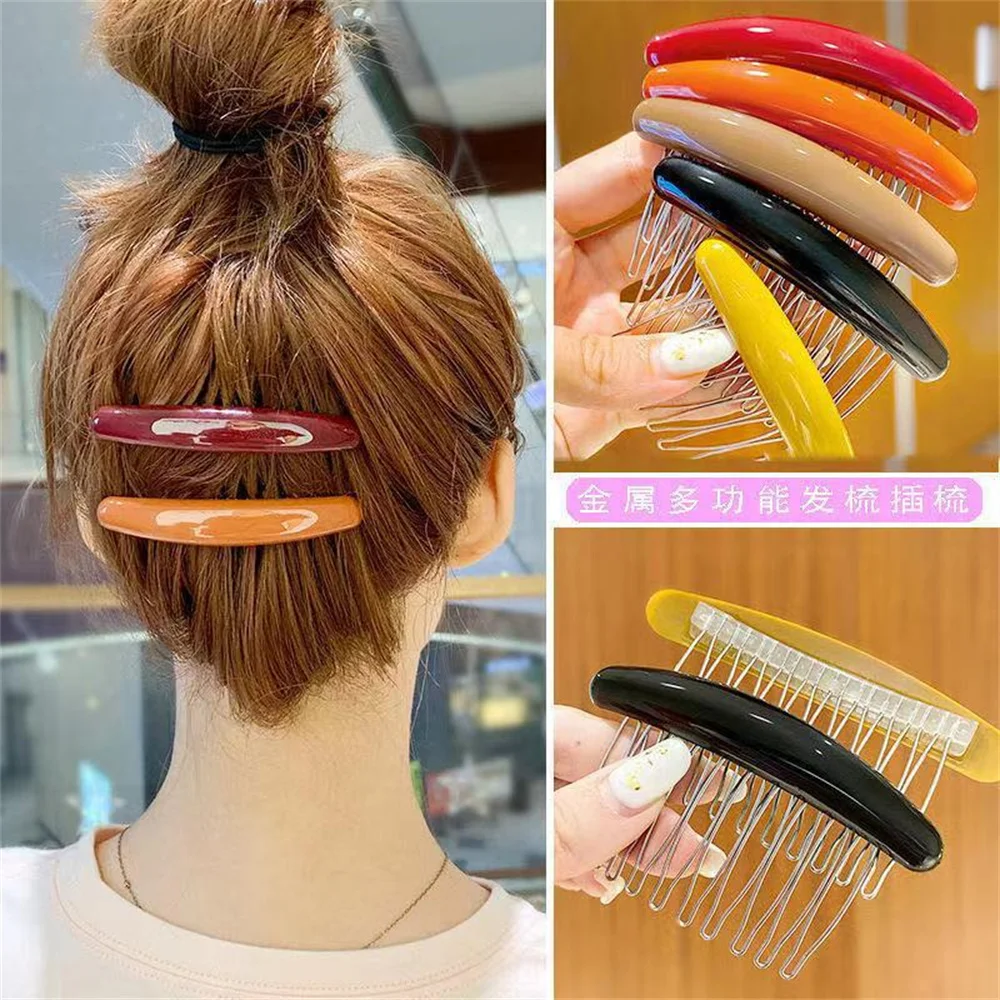 Màu Trơn Nữ Chuối Tóc Cột Tóc  - đánh giá và giá Hair Care Korean Products