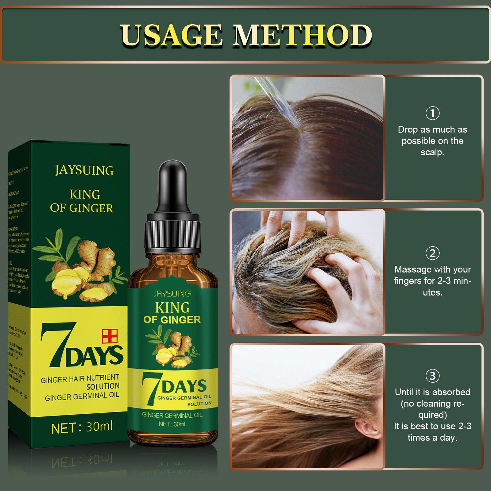 Ginger Hair Essence Anti Hair  - đánh giá và giá Hair Care Gisou
