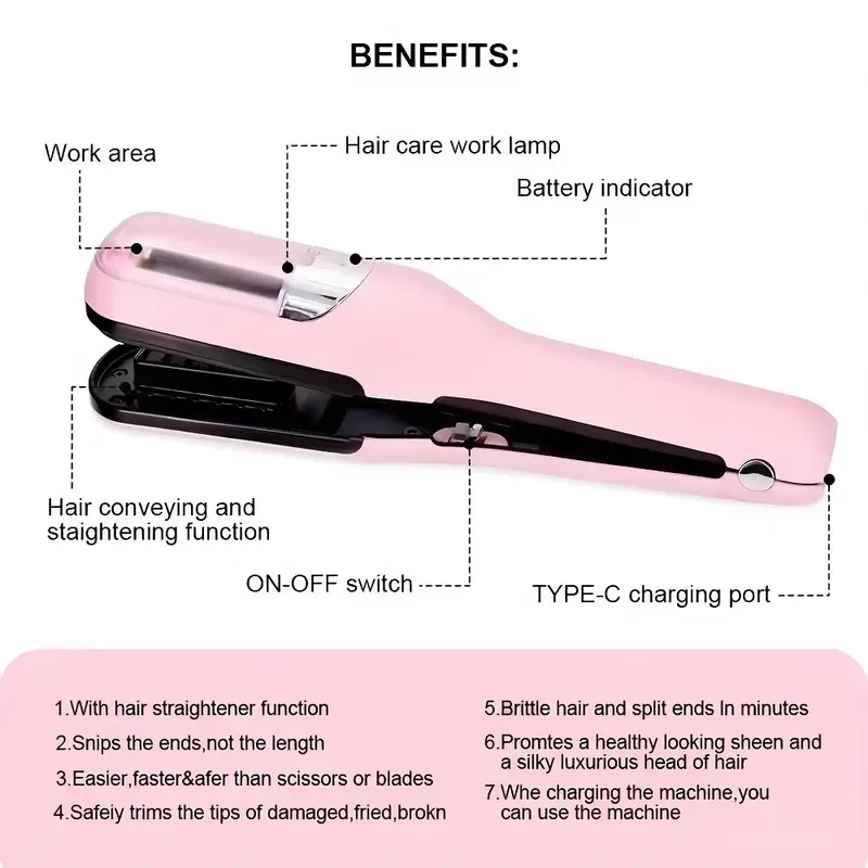 Rechargeable cordless split ha - đánh giá và giá Hair Care Gift
