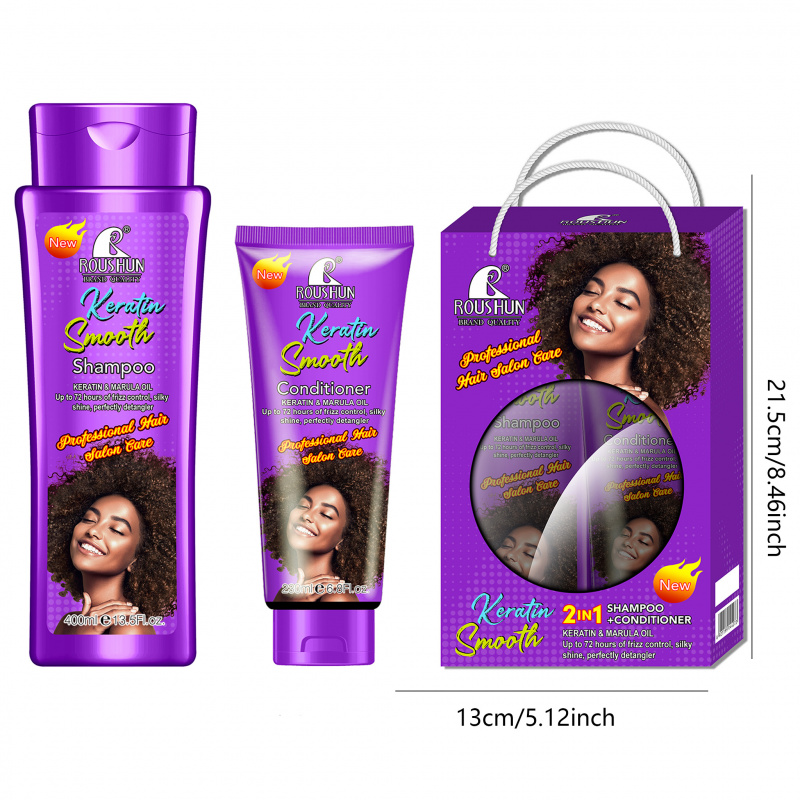 Keratin Shampoo + Conditioner  - đánh giá và giá Hair Care Keratin Shampoo