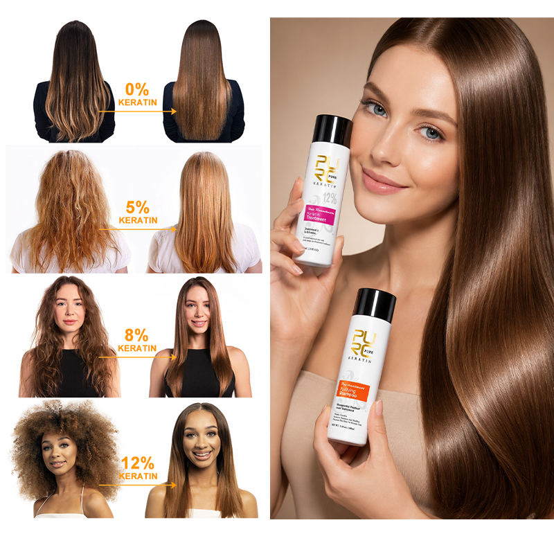 PURC Duỗi Tóc Da Đầu Điều Trị  - đánh giá và giá Hair Care Keratin Shampoo