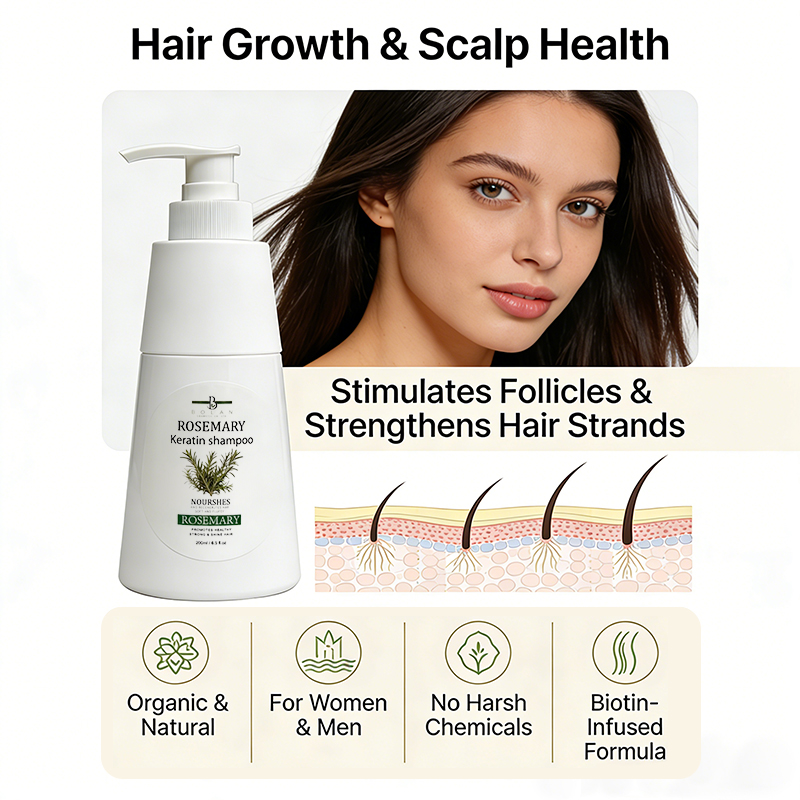 200ml Natural Rosemary Shampoo - đánh giá và giá Hair Care Keratin Shampoo