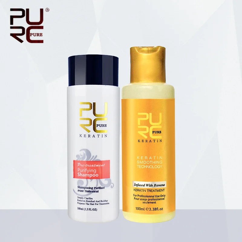 PURC Banana Flavor Keratin and - đánh giá và giá Hair Care Keratin Shampoo