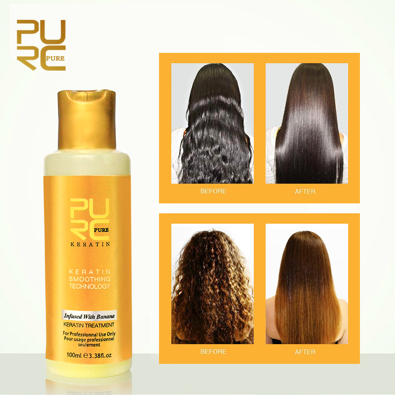 PURC Banana Flavor Keratin and - đánh giá và giá Hair Care Keratin Shampoo