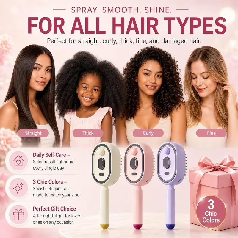 Electric Airbag Massage Comb w - đánh giá và giá Hair Care Is Self Care