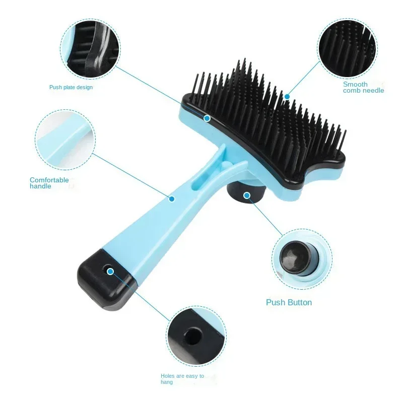 1pc Self Cleaning Pet Slicker  - đánh giá và giá Hair Care Is Self Care