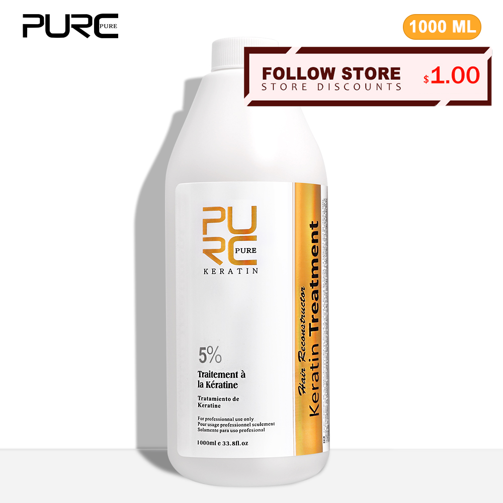 PURC 5% Keratin Smoothing Trea - đánh giá và giá Hair Care Keratin Shampoo