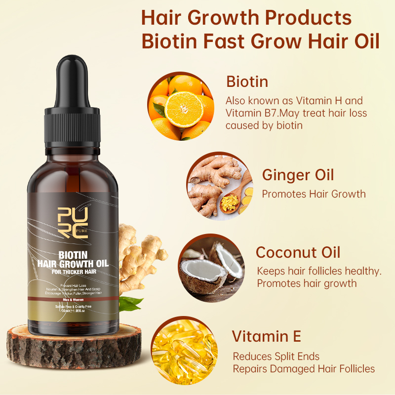 PURC Biotin Hair Growth Oil Sh - đánh giá và giá Hair Care Keratin Shampoo