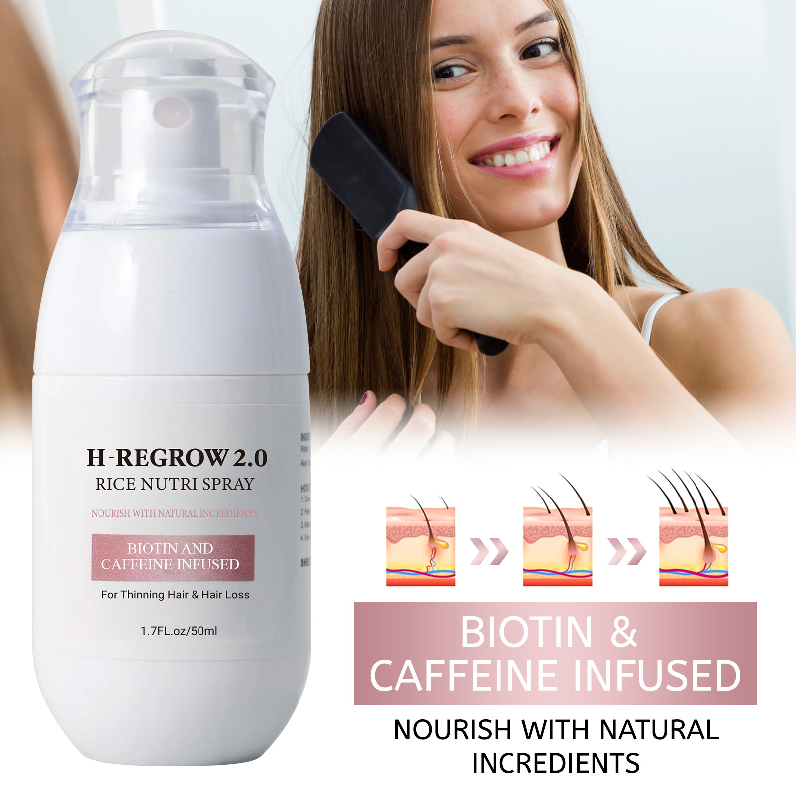 1-5 pcs Hair Growth Activator  - đánh giá và giá Hair Care Korean Products