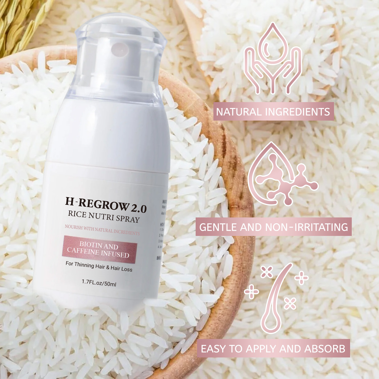 1-5 pcs Hair Growth Activator  - đánh giá và giá Hair Care Korean Products