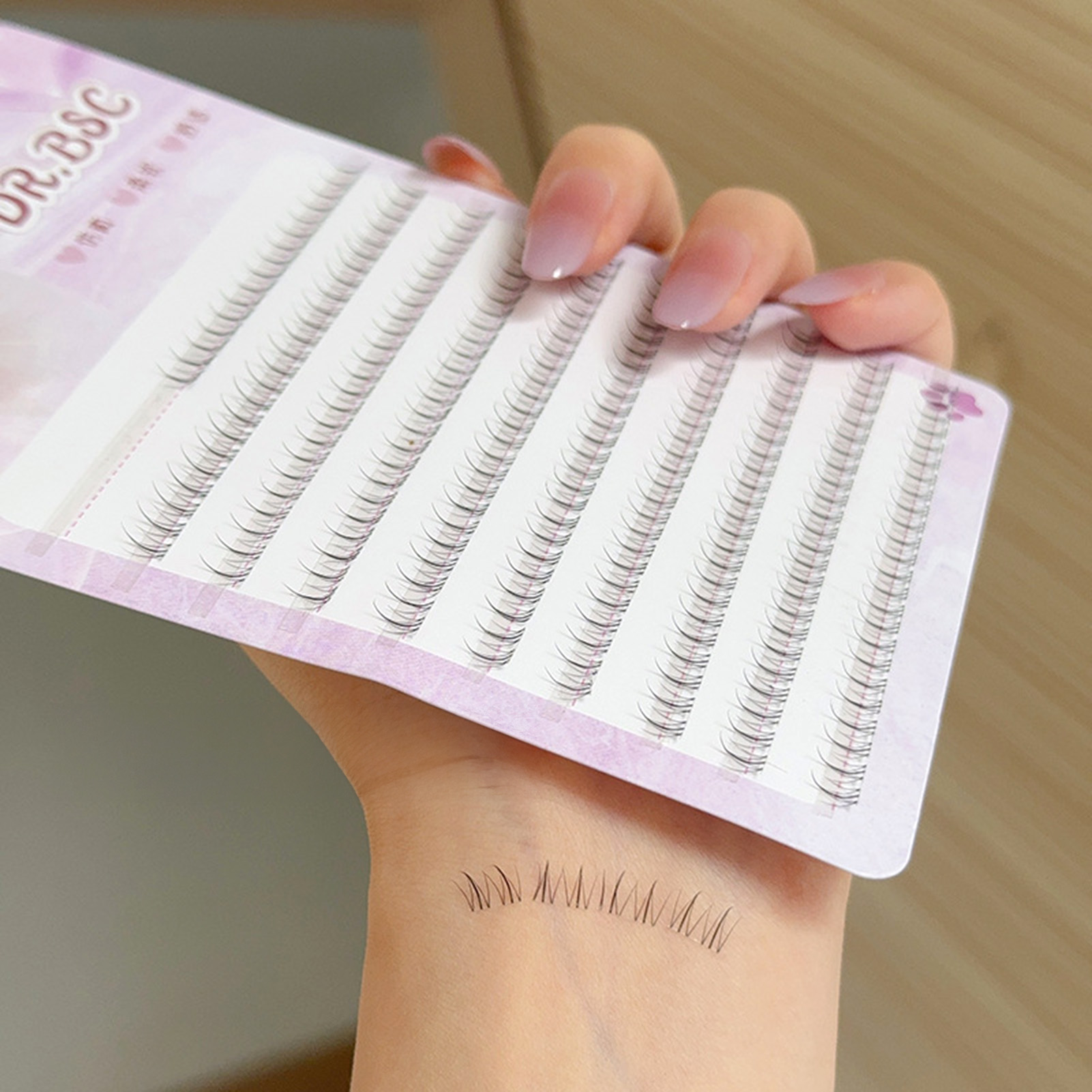 Thin Band Bottom False Eyelash - đánh giá và giá Hair Care Korean Products
