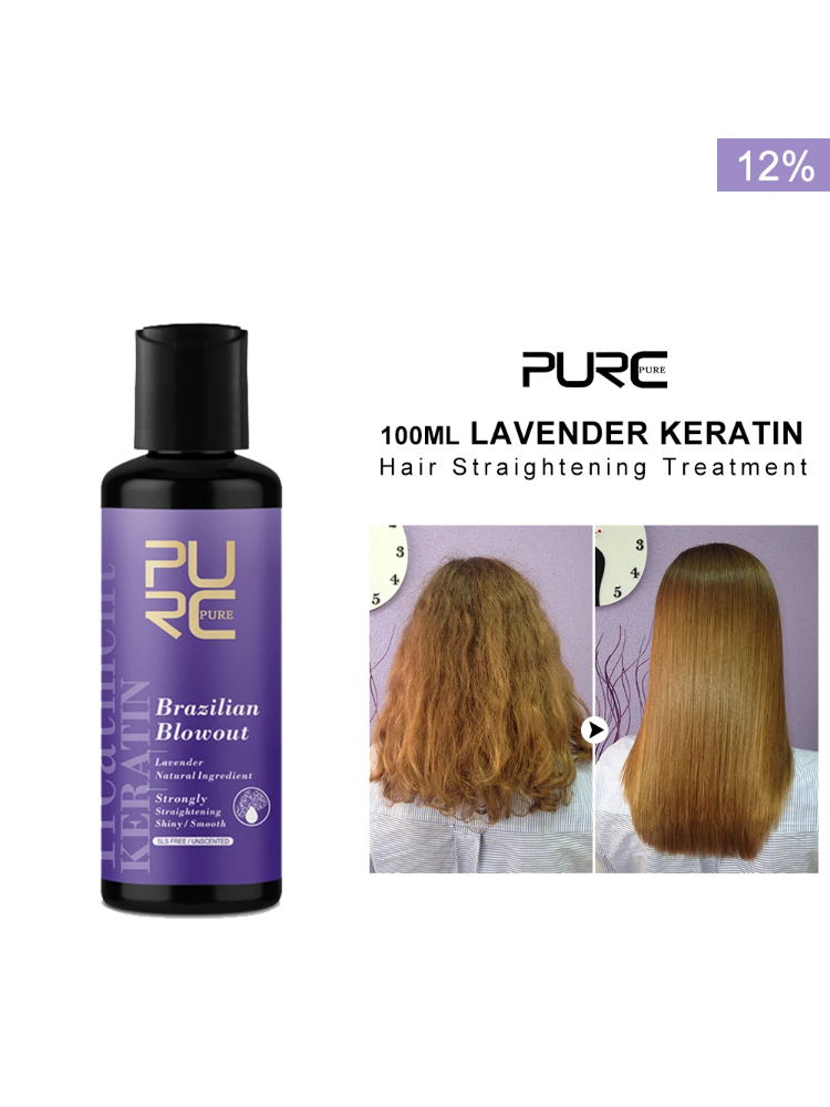 PURC Lavender 12% Brazilian Ke - đánh giá và giá Hair Care Keratin Shampoo