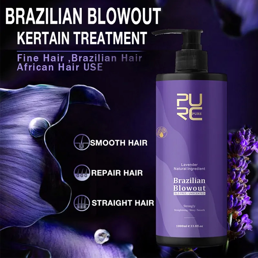 PURC Lavender 12% Brazilian Ke - đánh giá và giá Hair Care Keratin Shampoo
